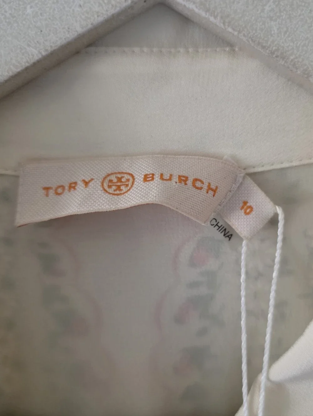 NWT Tory Burch 10 Quiet Luxury Cottagecore Dainty Romantic Cora Silk Dress